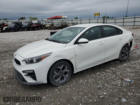2019 Kia Forte LXS with VIN 3KPF24AD5KE092228, listed as a Copart auction lot 54747715 with 70,729 mi miles and Salvage title. Bid and sale history available at DreamBid. Image 1.