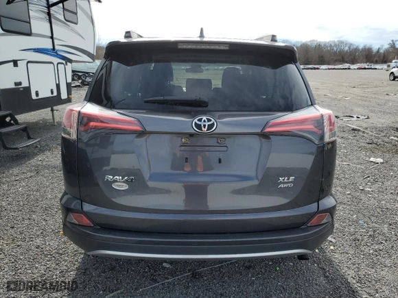 2017 Toyota RAV4 XLE with VIN JTMRFREV9HJ169552, listed as a Copart auction lot 48362205 with 115,274 mi miles and Salvage Title. Bid and sale history available at carsss.com. Image 6.