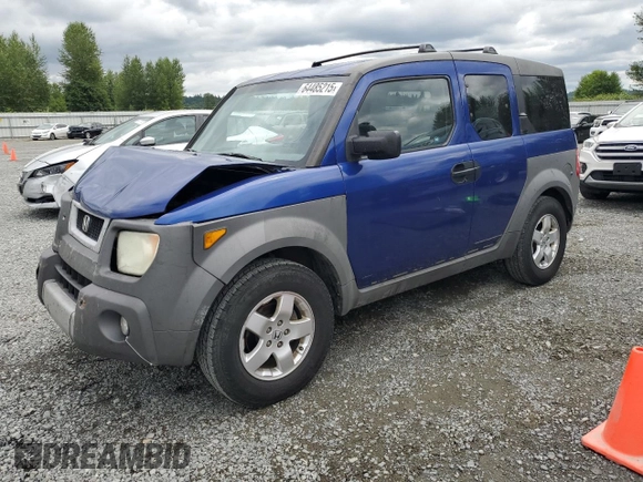 2004 Honda Element EX with VIN 5J6YH28684L025114, listed as a Copart auction lot 64485215 with Not provided miles and Salvage title. Bid and sale history available at DreamBid. Image 1.