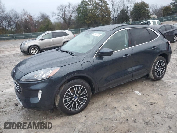 2022 Ford Escape Titanium Plug-In Hybrid with VIN 1FMCU0LZXNUA96971, listed as a Copart auction lot 85501414 with 17,275 mi miles and Salvage title. Bid and sale history available at DreamBid. Image 1.
