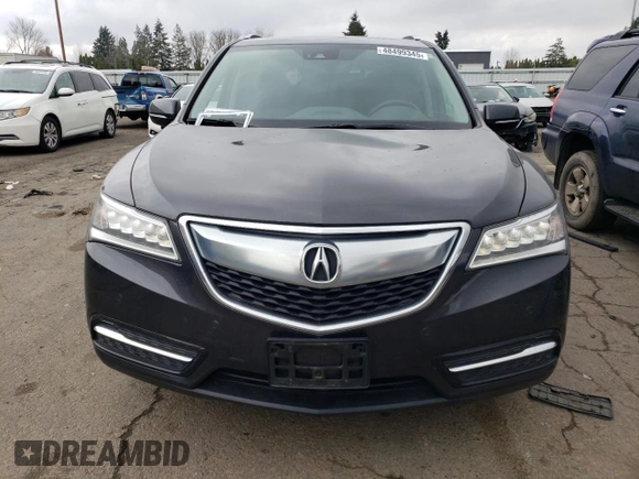 2016 Acura MDX w/Advance with VIN 5FRYD4H97GB041267, listed as a Copart auction lot 48499345 with 74,992 mi miles and Salvage Title. Bid and sale history available at carsss.com. Image 5.
