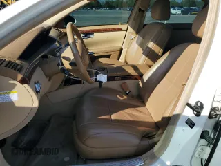 2007 Mercedes-Benz S 550 with VIN WDDNG71X37A063481, listed as a Copart auction lot 52700355 with 213,817 mi miles and Salvage Title. Bid and sale history available at DreamBid. Image 7.