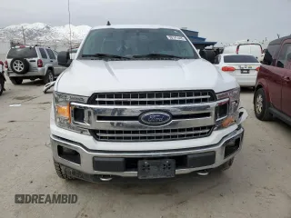 2020 Ford F-150 XL with VIN 1FTFW1E44LKE95435, listed as a Copart auction lot 50141445 with 258,266 mi miles and Salvage Title. Bid and sale history available at carsss.com. Image 5.