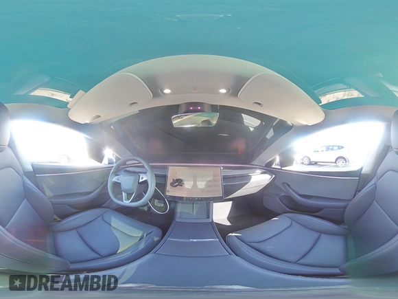 2025 Tesla Model 3 Long Range with VIN 5YJ3E1EA8SF890337, listed as a Copart auction lot 45023425 with 1,765 mi miles and Salvage Title. Bid and sale history available at DreamBid. Image 13.