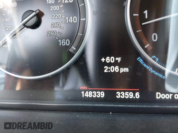 2013 BMW 5 Series 535i with VIN WBAFR7C58DC825494, listed as a IAAI auction lot 41431263 with 148,339 mi miles and . Bid and sale history available at DreamBid. Image 15.