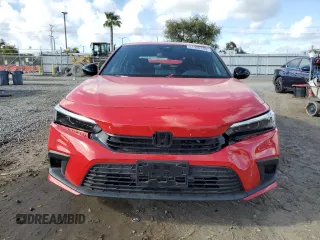 2024 Honda Civic Sport with VIN 2HGFE2F50RH550853, listed as a Copart auction lot 51350195 with 8,851 mi miles and Salvage title. Bid and sale history available at DreamBid. Image 5.