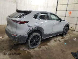 2025 Mazda CX-30 S Select Sport with VIN 3MVDMBBM9SM769760, listed as a Copart auction lot 88716405 with 2,441 mi miles and Salvage Title. Bid and sale history available at DreamBid. Image 3.