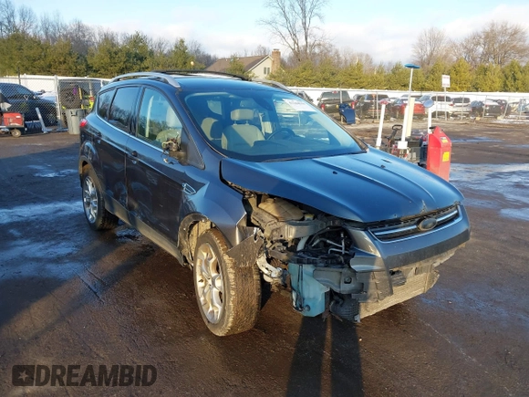 2015 Ford Escape Titanium with VIN 1FMCU0J92FUB74972, listed as a IAAI auction lot 41164519 with 228,785 mi miles and . Bid and sale history available at DreamBid. Image 6.