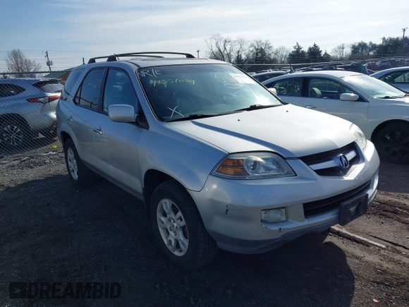 2004 Acura MDX Touring Pkg w/Navigation with VIN 2HNYD18834H534807, listed as a IAAI auction lot 41551039 with 218,827 mi miles. Bid and sale history available at carsss.com. Image 1.