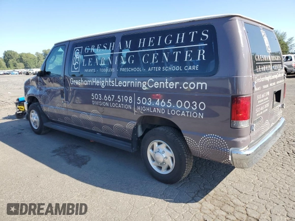 2011 Ford Econoline Passenger XL with VIN 1FBNE3BL4BDA89846, listed as a Copart auction lot 66189414 with 99,684 mi miles and Salvage Title. Bid and sale history available at carsss.com. Image 2.