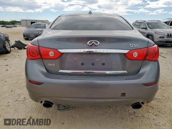 2017 Infiniti Q50 Premium with VIN JN1EV7AR2HM836977, listed as a Copart auction lot 66161865 with Not provided miles and Clean title. Bid and sale history available at DreamBid. Image 6.