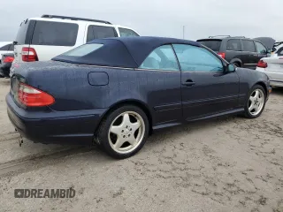 2001 Mercedes-Benz CLK 320/430 with VIN WDBLK70G81T062614, listed as a Copart auction lot 74614314 with Not Provided miles and Salvage Title. Bid and sale history available at carsss.com. Image 3.