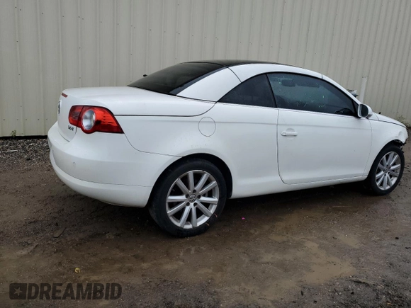 2007 Volkswagen Eos 2.0T with VIN WVWFA71F57V052000, listed as a Copart auction lot 87598495 with 128,610 mi miles and Salvage Title. Bid and sale history available at DreamBid. Image 3.