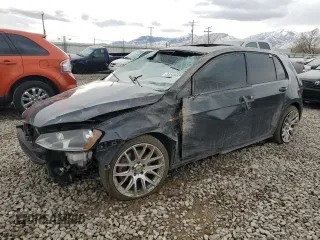 2015 Volkswagen Golf GTI SE with VIN 3VW5T7AU4FM047087, listed as a Copart auction lot 84506894 with 126,113 mi miles and Salvage Title. Bid and sale history available at carsss.com. Image 1.