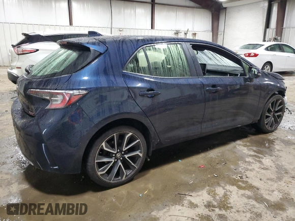 2019 Toyota Corolla Hatchback SE with VIN JTNK4RBE5K3046074, listed as a Copart auction lot 80350194 with 81,689 mi miles and Salvage Title. Bid and sale history available at carsss.com. Image 3.
