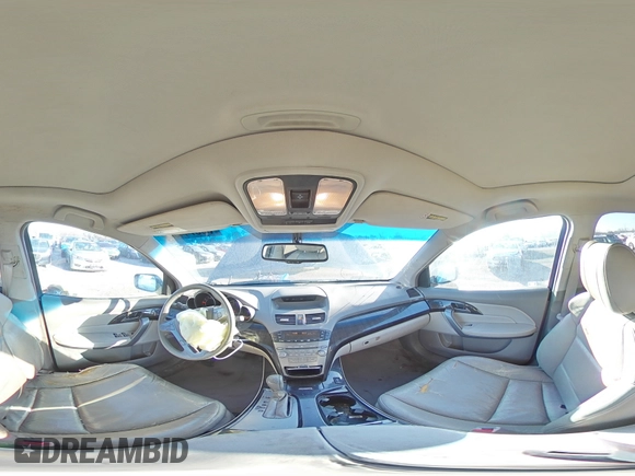 2008 Acura MDX with VIN 2HNYD28298H502824, listed as a Copart auction lot 50374405 with 225,946 mi miles and Salvage Title. Bid and sale history available at DreamBid. Image 13.