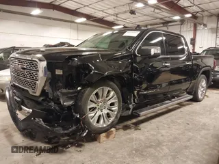 2022 GMC Sierra 1500 Limited Denali with VIN 1GTU9FEL6NZ166958, listed as a IAAI auction lot 41124252 with 54,266 mi miles. Bid and sale history available at carsss.com. Image 2.