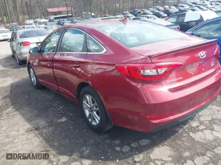 2016 Hyundai Sonata 2.4L SE with VIN 5NPE24AF1GH382398, listed as a IAAI auction lot 41779513 with 108,202 mi miles. Bid and sale history available at carsss.com. Image 3.