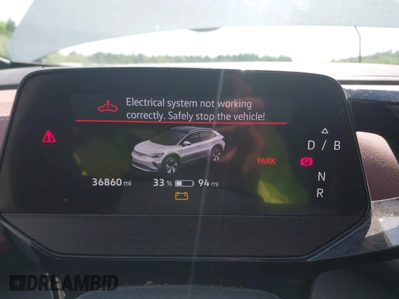 2022 Volkswagen ID.4 Pro S z VIN WVGGNPE24NP059968, wystawiony jako IAAI lot #42210089 z przebiegiem 36 860 mil mil oraz . Historia ofert i sprzedaży dostępna na DreamBid. Obrazek 7.