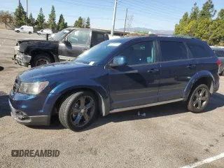 2015 Dodge Journey Crossroad with VIN 3C4PDCGG4FT714314, listed as a Copart auction lot 81381114 with 103,922 mi miles and Salvage Title. Bid and sale history available at DreamBid. Image 1.