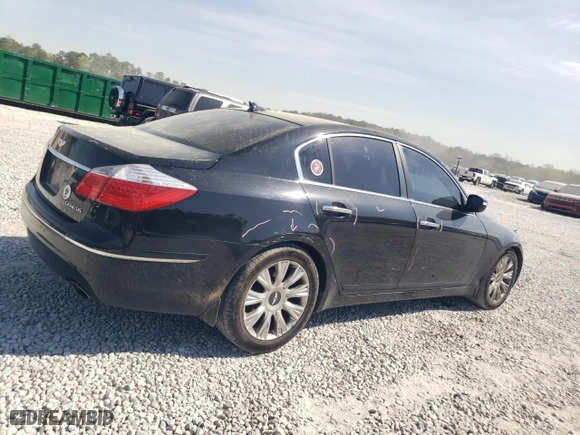 2009 Hyundai Genesis with VIN KMHGC46E19U039312, listed as a Copart auction lot 51131965 with 234,586 mi miles and Salvage Title. Bid and sale history available at carsss.com. Image 3.