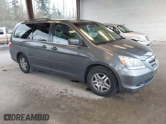 2007 Honda Odyssey EX with VIN 5FNRL38417B054717, listed as a IAAI auction lot 41955733 with 157,076 mi miles. Bid and sale history available at carsss.com. Image 1.