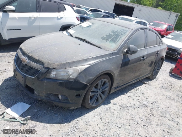 2012 Chevrolet Cruze LTZ with VIN 1G1PH5SC2C7379938, listed as a IAAI auction lot 42057593 with 86,250 mi miles. Bid and sale history available at carsss.com. Image 2.