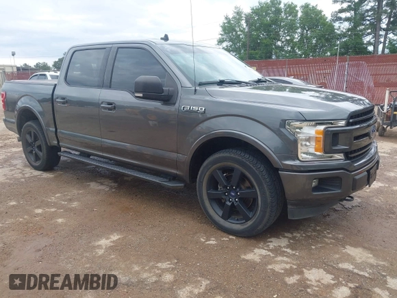 2020 Ford F-150 XL with VIN 1FTEW1EP8LFC81014, listed as a IAAI auction lot 42181885 with 45,171 mi miles and . Bid and sale history available at DreamBid. Image 1.