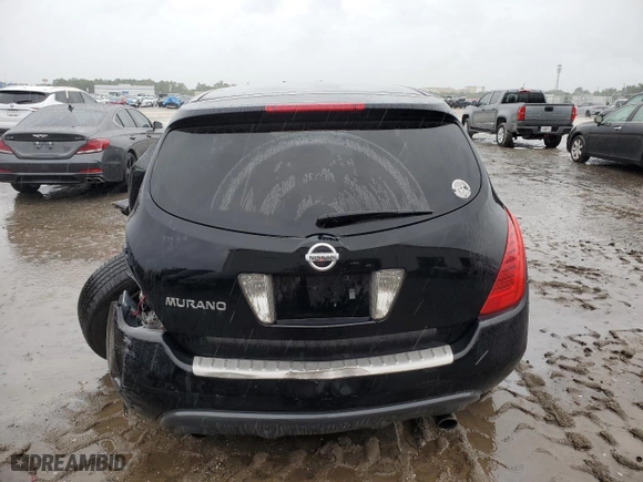 2006 Nissan Murano SE with VIN JN8AZ08W86W522906, listed as a Copart auction lot 66041644 with 239,073 mi miles and Salvage Title. Bid and sale history available at carsss.com. Image 6.