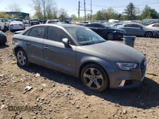 2017 Audi A3 Sedan Premium with VIN WAUAUHFF6H1034692, listed as a Copart auction lot 52635634 with 167,862 mi miles and Salvage Title. Bid and sale history available at carsss.com. Image 4.