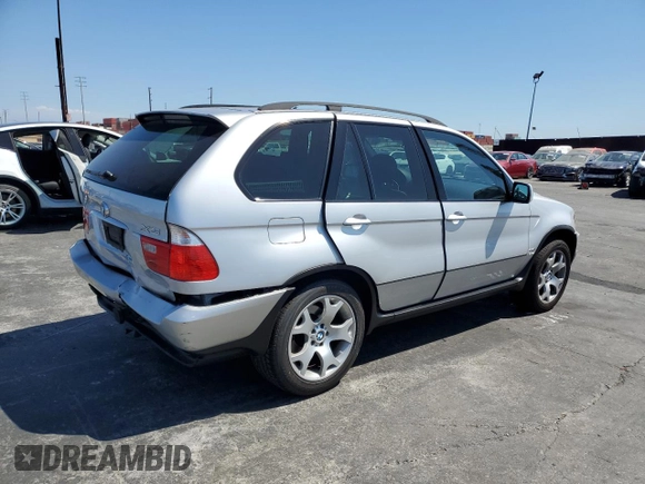 2003 BMW X5 4.4i with VIN 5UXFB33593LH46982, listed as a Copart auction lot 70518194 with 333,463 mi miles and Salvage Title. Bid and sale history available at carsss.com. Image 3.