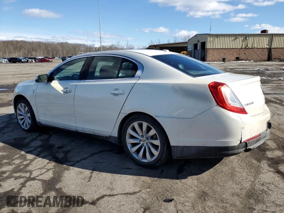 2013 Lincoln MKS with VIN 1LNHL9EK6DG615542, listed as a Copart auction lot 45146965 with 155,689 mi miles and Non repairable. Bid and sale history available at DreamBid. Image 2.