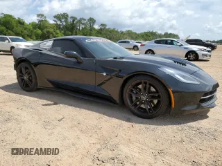 2014 Chevrolet Corvette Z51 3LT with VIN 1G1YM2D72E5102963, listed as a Copart auction lot 54023575 with 99,573 mi miles and Salvage title. Bid and sale history available at DreamBid. Image 4.
