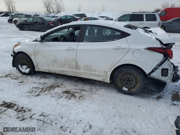 2016 Hyundai Elantra Value Edition with VIN KMHDH4AE2GU556482, listed as a Copart auction lot 47088445 with 0 mi miles and Salvage Title. Bid and sale history available at carsss.com. Image 2.