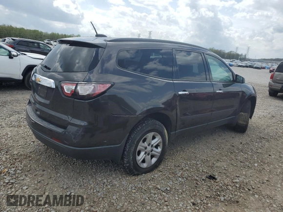 2017 Chevrolet Traverse LS with VIN 1GNKRFED6HJ286902, listed as a Copart auction lot 51314205 with 138,238 mi miles and Clean Title. Bid and sale history available at DreamBid. Image 3.