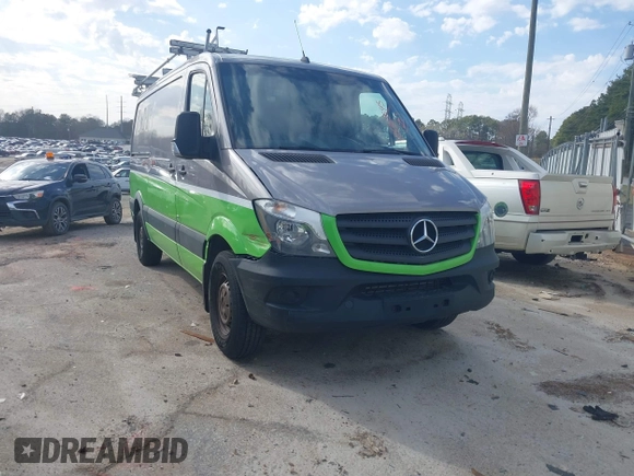 2016 Mercedes-Benz Sprinter with VIN WD3PE7DDXGP267888, listed as a IAAI auction lot 41536545 with 154,775 mi miles and . Bid and sale history available at carsss.com. Image 1.