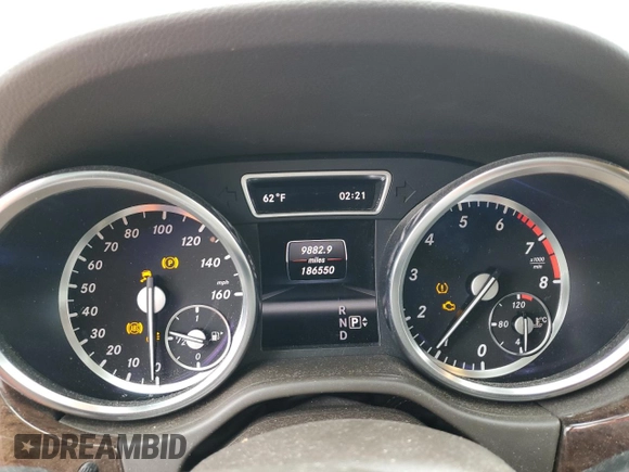 2013 Mercedes-Benz M 350 with VIN 4JGDA5JB5DA210357, listed as a Copart auction lot 45774645 with 186,550 mi miles and Salvage Title. Bid and sale history available at DreamBid. Image 9.