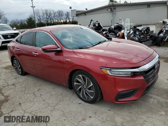 2021 Honda Insight Touring with VIN 19XZE4F93ME003834, listed as a Copart auction lot 82071404 with 62,752 mi miles and Salvage Title. Bid and sale history available at carsss.com. Image 4.