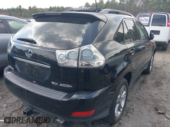 2006 Lexus RX 400h with VIN JTJHW31U160027024, listed as a IAAI auction lot 42038268 with 103,946 mi miles and . Bid and sale history available at DreamBid. Image 4.