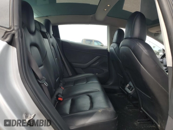 2018 Tesla Model 3 Long Range Battery with VIN 5YJ3E1EB8JF091116, listed as a Copart auction lot 43281485 with 58,677 mi miles and Salvage Title. Bid and sale history available at DreamBid. Image 10.