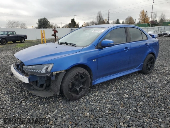 2016 Mitsubishi Lancer GT with VIN JA32U8FW2GU004530, listed as a Copart auction lot 80984204 with 92,149 mi miles and Salvage Title. Bid and sale history available at carsss.com. Image 1.