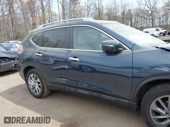 2015 Nissan Rogue SL with VIN 5N1AT2MV5FC780108, listed as a IAAI auction lot 42010716 with 79,575 mi miles. Bid and sale history available at carsss.com. Image 13.