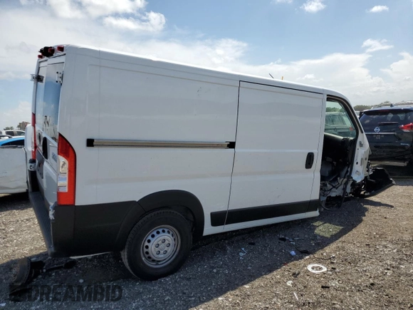 2025 Ram ProMaster Cargo Tradesman with VIN 3C6LRVVG4SE516112, listed as a Copart auction lot 54723745 with Not Provided miles and Salvage Title. Bid and sale history available at carsss.com. Image 3.