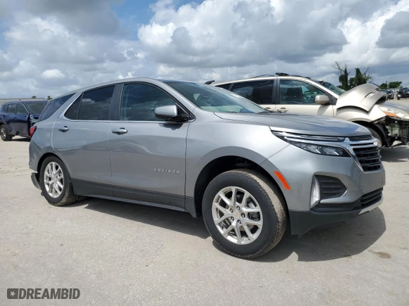 2024 Chevrolet Equinox LT with VIN 3GNAXTEG8RL247930, listed as a Copart auction lot 71914714 with 22,983 mi miles and Clean Title. Bid and sale history available at carsss.com. Image 4.
