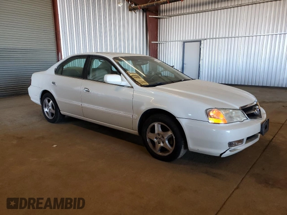 2003 Acura TL with VIN 19UUA56623A048297, listed as a Copart auction lot 46396465 with 123,108 mi miles and Clean Title. Bid and sale history available at carsss.com. Image 4.