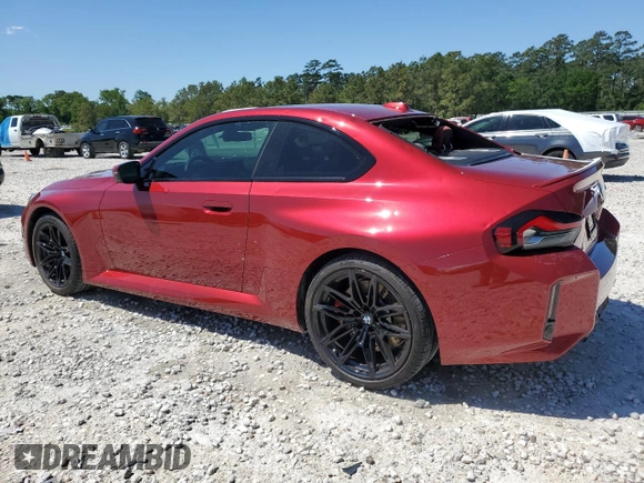 2025 BMW M2 z VIN 3MF23DM07S8F08800, wystawiony jako Copart lot #51926665 z przebiegiem 1 976 mil mil oraz Czysty tytuł • Clean title. Historia ofert i sprzedaży dostępna na DreamBid. Obrazek 2.