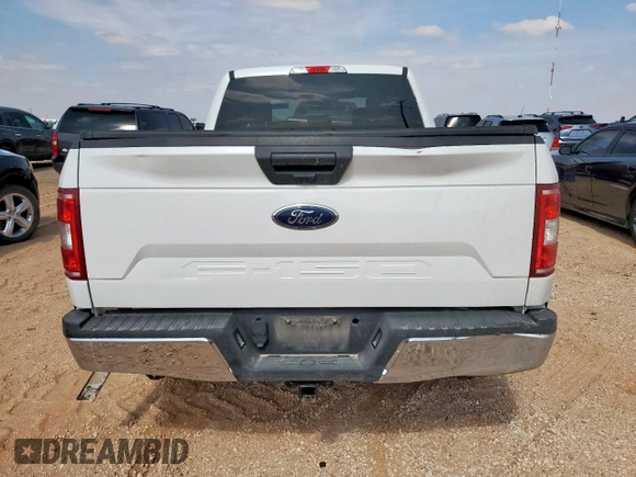 2018 Ford F-150 XL with VIN 1FTFW1E1XJFE49846, listed as a Copart auction lot 58784505 with 163,351 mi miles and Clean title. Bid and sale history available at DreamBid. Image 6.