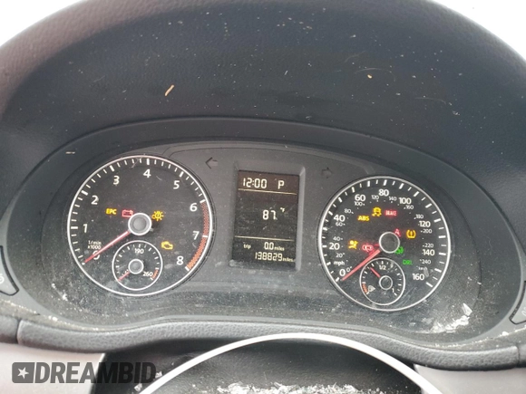 2014 Volkswagen Passat S with VIN 1VWAS7A33EC107871, listed as a Copart auction lot 57851445 with 138,829 mi miles and Salvage title. Bid and sale history available at DreamBid. Image 9.