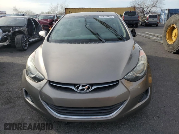 2013 Hyundai Elantra Limited with VIN 5NPDH4AE2DH290472, listed as a Copart auction lot 52354955 with 52,680 mi miles and Salvage Title. Bid and sale history available at DreamBid. Image 5.