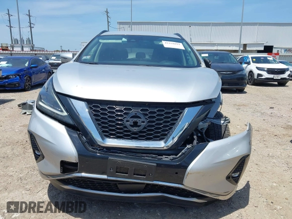 2023 Nissan Murano SV z VIN 5N1AZ2BSXPC136984, wystawiony jako IAAI lot #42258891 z przebiegiem 35 997 mil mil oraz . Historia ofert i sprzedaży dostępna na DreamBid. Obrazek 13.